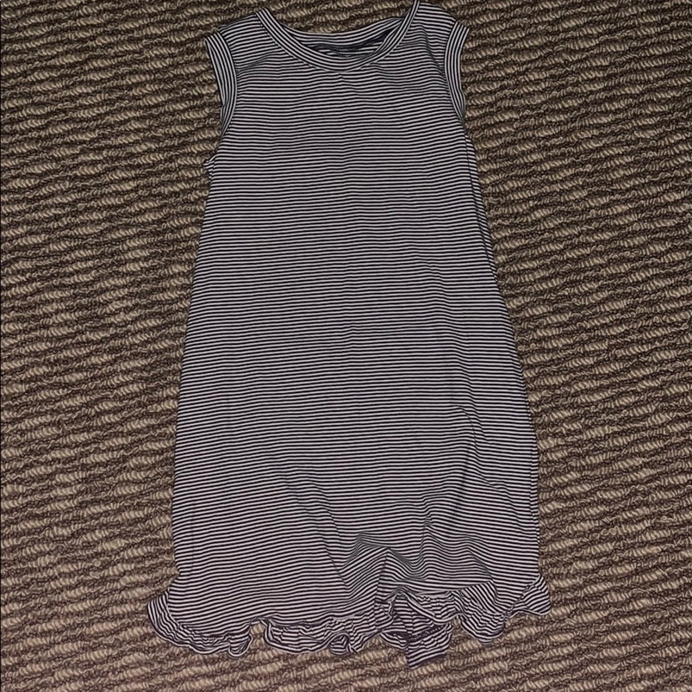 Vineyard vines black and white striped dress